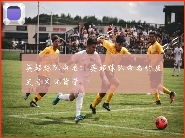 英超球队命名：英超球队命名的历史与文化背景